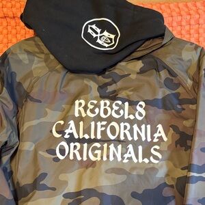 Rebels Camouflage Hooded Jacket